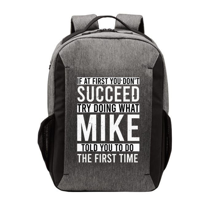 Mike Gifts Name Personalized Birthday Presents Funny Mike Vector Backpack