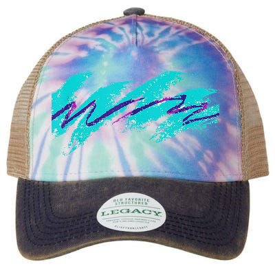 Millennials Geometric Nostalgia 90s Legacy Tie Dye Trucker Hat
