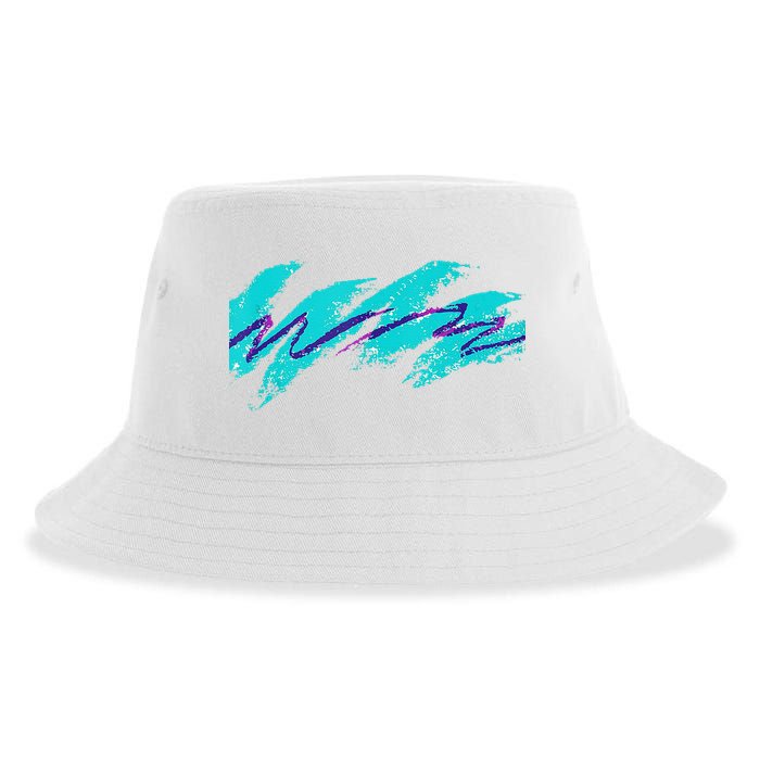 Millennials Geometric Nostalgia 90s Sustainable Bucket Hat