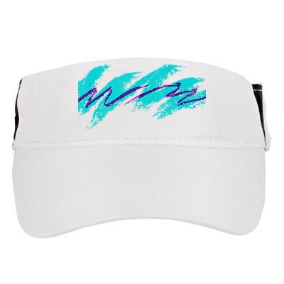 Millennials Geometric Nostalgia 90s Adult Drive Performance Visor