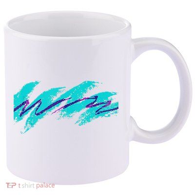 Millennials Geometric Nostalgia 90s 11oz C Handle Ceramic Mug