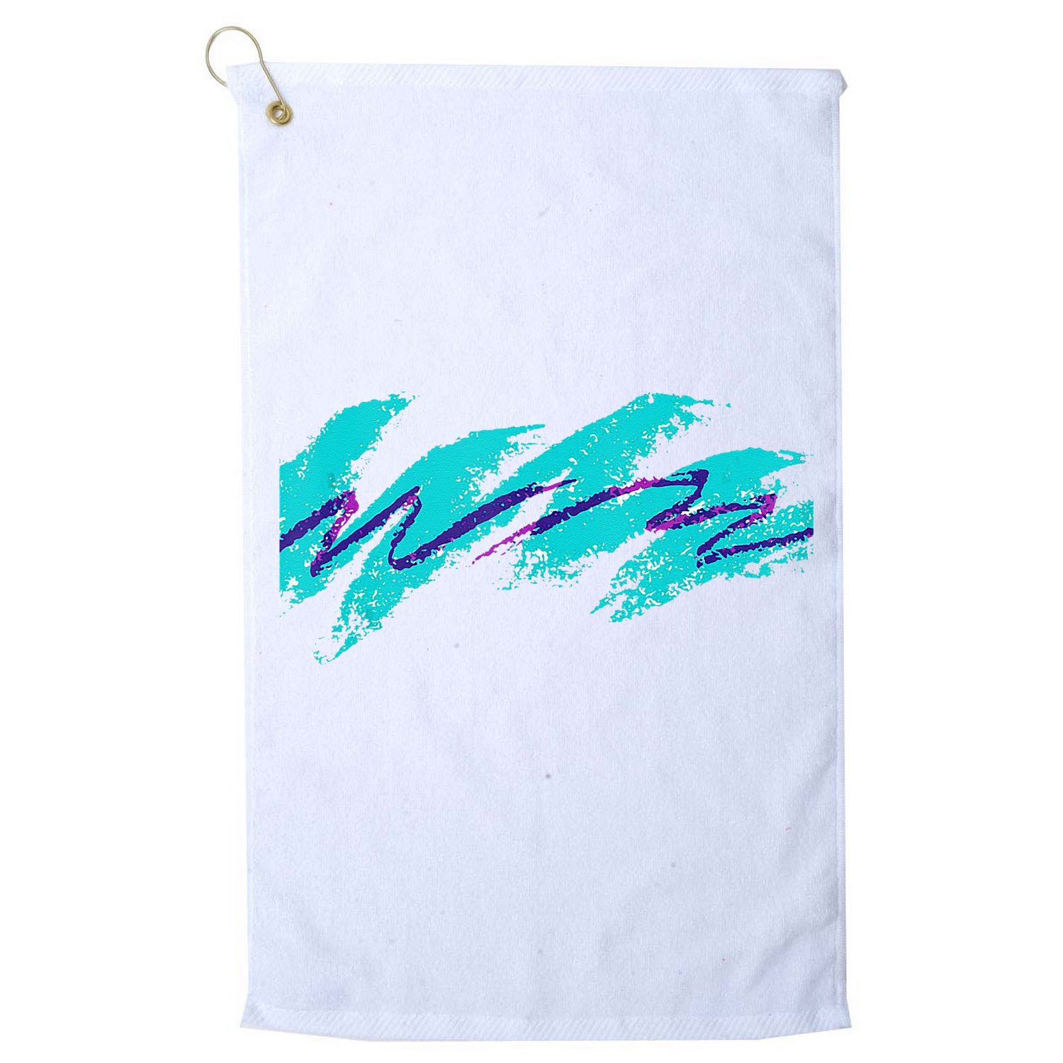 Millennials Geometric Nostalgia 90s Golf Towel