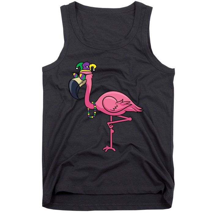 Mardi Gras New Orleans Flamingo Tall Tank Top