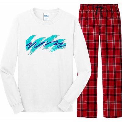 Millennials Geometric Nostalgia 90s Long Sleeve Pajama Set