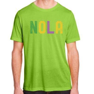 Mardi Gras Nola New Orleans Retro Party Gift Adult ChromaSoft Performance T-Shirt