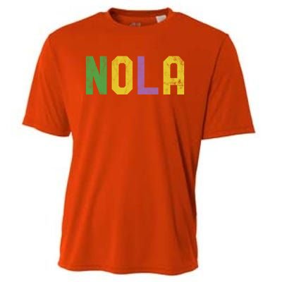 Mardi Gras Nola New Orleans Retro Party Gift Cooling Performance Crew T-Shirt