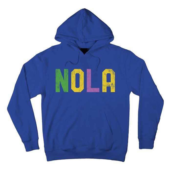 Mardi Gras Nola New Orleans Retro Party Gift Hoodie