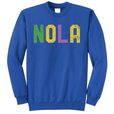 Mardi Gras Nola New Orleans Retro Party Gift Sweatshirt