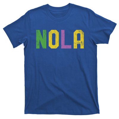 Mardi Gras Nola New Orleans Retro Party Gift T-Shirt