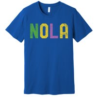 Mardi Gras Nola New Orleans Retro Party Gift Premium T-Shirt