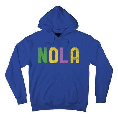 Mardi Gras Nola New Orleans Retro Party Gift Tall Hoodie