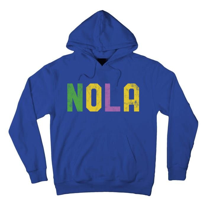 Mardi Gras Nola New Orleans Retro Party Gift Tall Hoodie