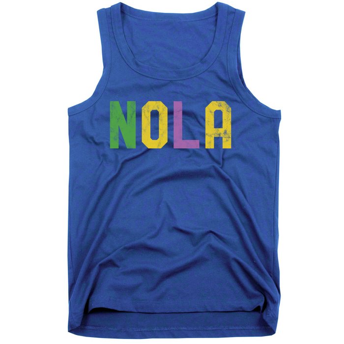 Mardi Gras Nola New Orleans Retro Party Gift Tank Top