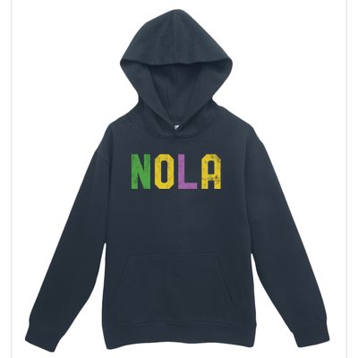 Mardi Gras Nola New Orleans Retro Party Gift Urban Pullover Hoodie