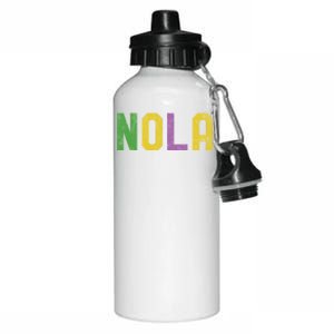 Mardi Gras Nola New Orleans Retro Party Gift Aluminum Water Bottle