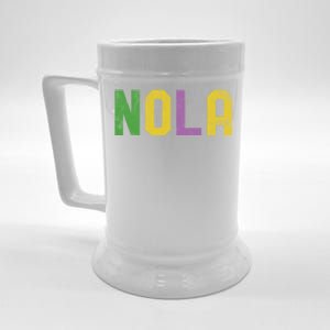 Mardi Gras Nola New Orleans Retro Party Gift Beer Stein