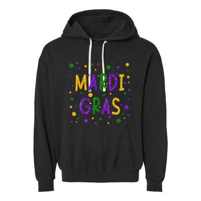 Mardi Gras Outfit Mardi Gras Carnival 2024 New Orleans Party Garment-Dyed Fleece Hoodie