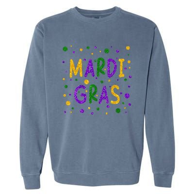 Mardi Gras Outfit Mardi Gras Carnival 2024 New Orleans Party Garment-Dyed Sweatshirt