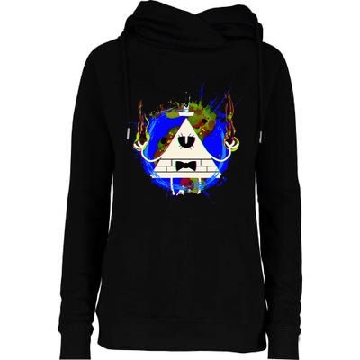 Mountain Gravity Oregon USA Adventure Awaits Falls Life Eye Womens Funnel Neck Pullover Hood