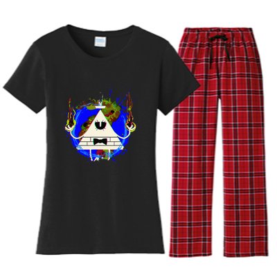 Mountain Gravity Oregon USA Adventure Awaits Falls Life Eye Women's Flannel Pajama Set