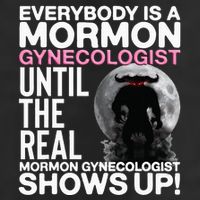 Mormon Gynecologist Oddly Specific Weird Sarcastic Stupid Garment-Dyed Fleece Hoodie