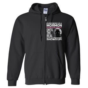 Mormon Gynecologist Oddly Specific Weird Sarcastic Stupid Full Zip Hoodie