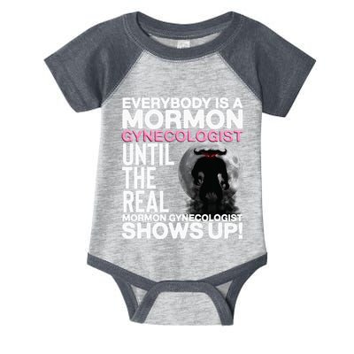Mormon Gynecologist Oddly Specific Weird Sarcastic Stupid Infant Baby Jersey Bodysuit