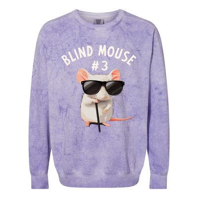 Matching Group Outfit 3 Of 3 Three Blind Mice Costume Colorblast Crewneck Sweatshirt