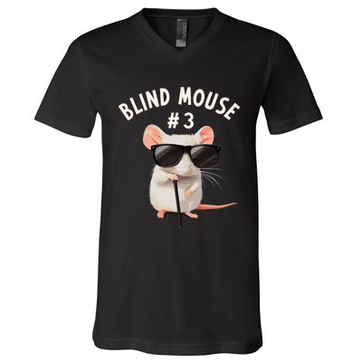 Matching Group Outfit 3 Of 3 Three Blind Mice Costume V-Neck T-Shirt