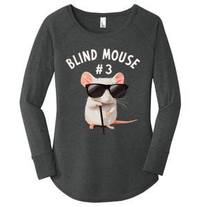 Matching Group Outfit 3 Of 3 Three Blind Mice Costume Women's Perfect Tri Tunic Long Sleeve Shirt