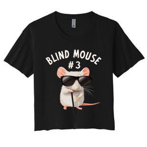 Matching Group Outfit 3 Of 3 Three Blind Mice Costume Women's Crop Top Tee