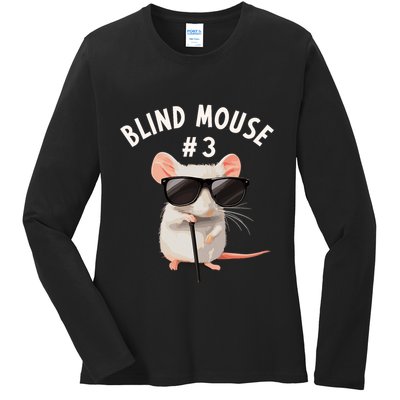 Matching Group Outfit 3 Of 3 Three Blind Mice Costume Ladies Long Sleeve Shirt