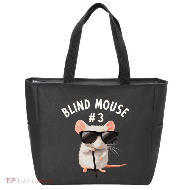 Matching Group Outfit 3 Of 3 Three Blind Mice Costume Zip Tote Bag