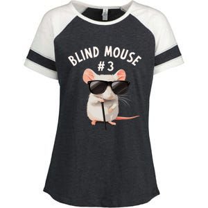 Matching Group Outfit 3 Of 3 Three Blind Mice Costume Enza Ladies Jersey Colorblock Tee