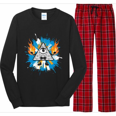 Mountain Gravity Oregon Usa Adventure Awaits Falls Life Eye Long Sleeve Pajama Set