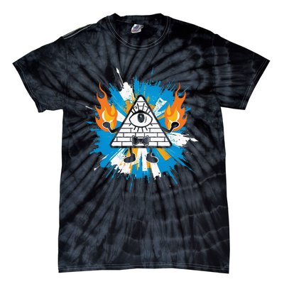 Mountain Gravity Oregon Usa Adventure Awaits Falls Life Eye Tie-Dye T-Shirt