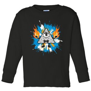 Mountain Gravity Oregon Usa Adventure Awaits Falls Life Eye Toddler Long Sleeve Shirt