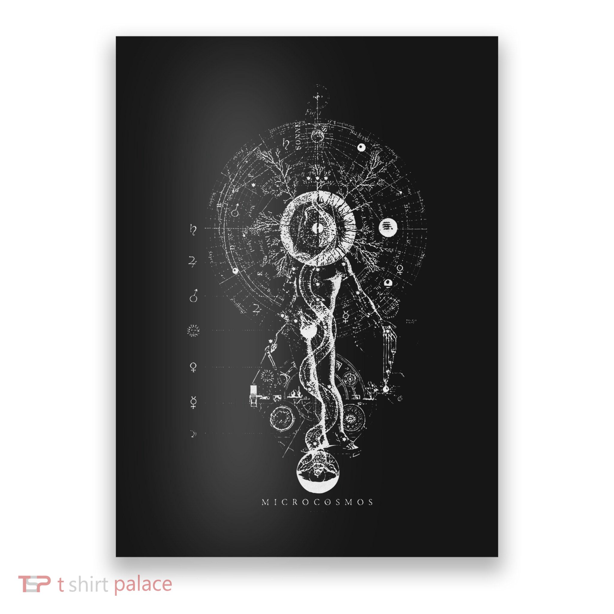 Microcosmos Godhead Occult Sacred Geometry Poster