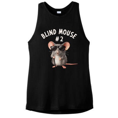 Matching Group Outfit 2 Of 3 Three Blind Mice Costume Ladies PosiCharge Tri-Blend Wicking Tank