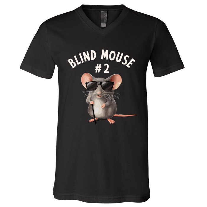 Matching Group Outfit 2 Of 3 Three Blind Mice Costume V-Neck T-Shirt