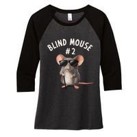 Matching Group Outfit 2 Of 3 Three Blind Mice Costume Women's Tri-Blend 3/4-Sleeve Raglan Shirt