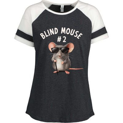 Matching Group Outfit 2 Of 3 Three Blind Mice Costume Enza Ladies Jersey Colorblock Tee