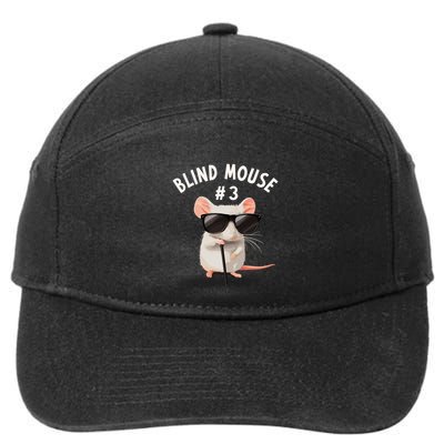 Matching Group Outfit 3 Of 3 Three Blind Mice Costume 7-Panel Snapback Hat
