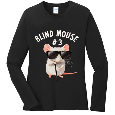 Matching Group Outfit 3 Of 3 Three Blind Mice Costume Ladies Long Sleeve Shirt