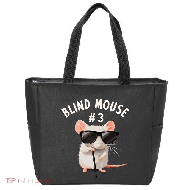 Matching Group Outfit 3 Of 3 Three Blind Mice Costume Zip Tote Bag