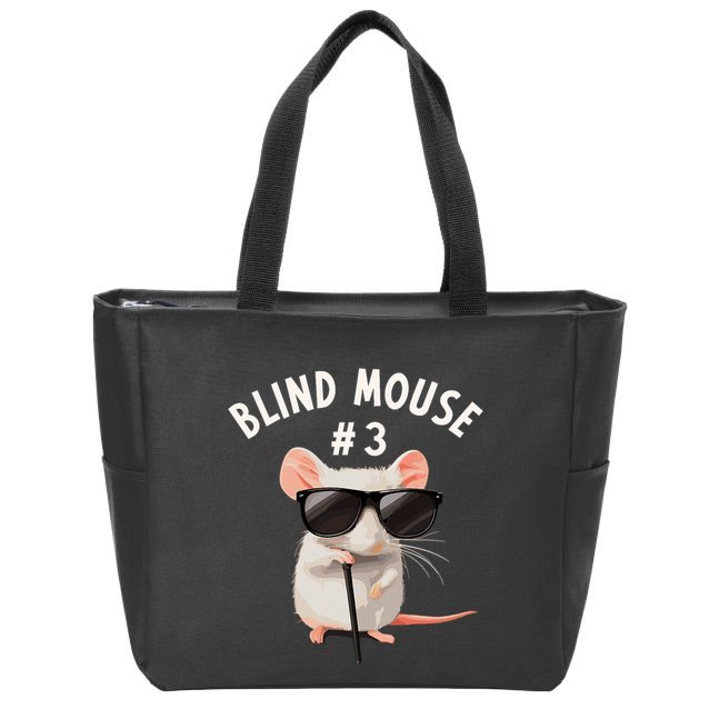 Matching Group Outfit 3 Of 3 Three Blind Mice Costume Zip Tote Bag