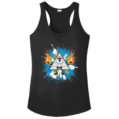 Mountain Gravity Oregon Usa Adventure Awaits Falls Life Eye Ladies PosiCharge Competitor Racerback Tank