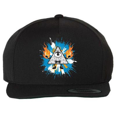 Mountain Gravity Oregon Usa Adventure Awaits Falls Life Eye Wool Snapback Cap