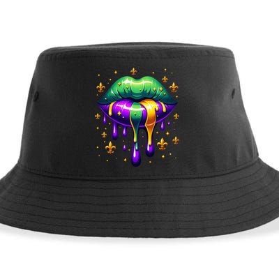 Mardi Gras Outfit Costume Mardi Gras Lips Sustainable Bucket Hat