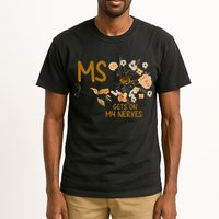 MS Gets On My Nerves Multiple Sclerosis Awareness . Tall T-Shirt